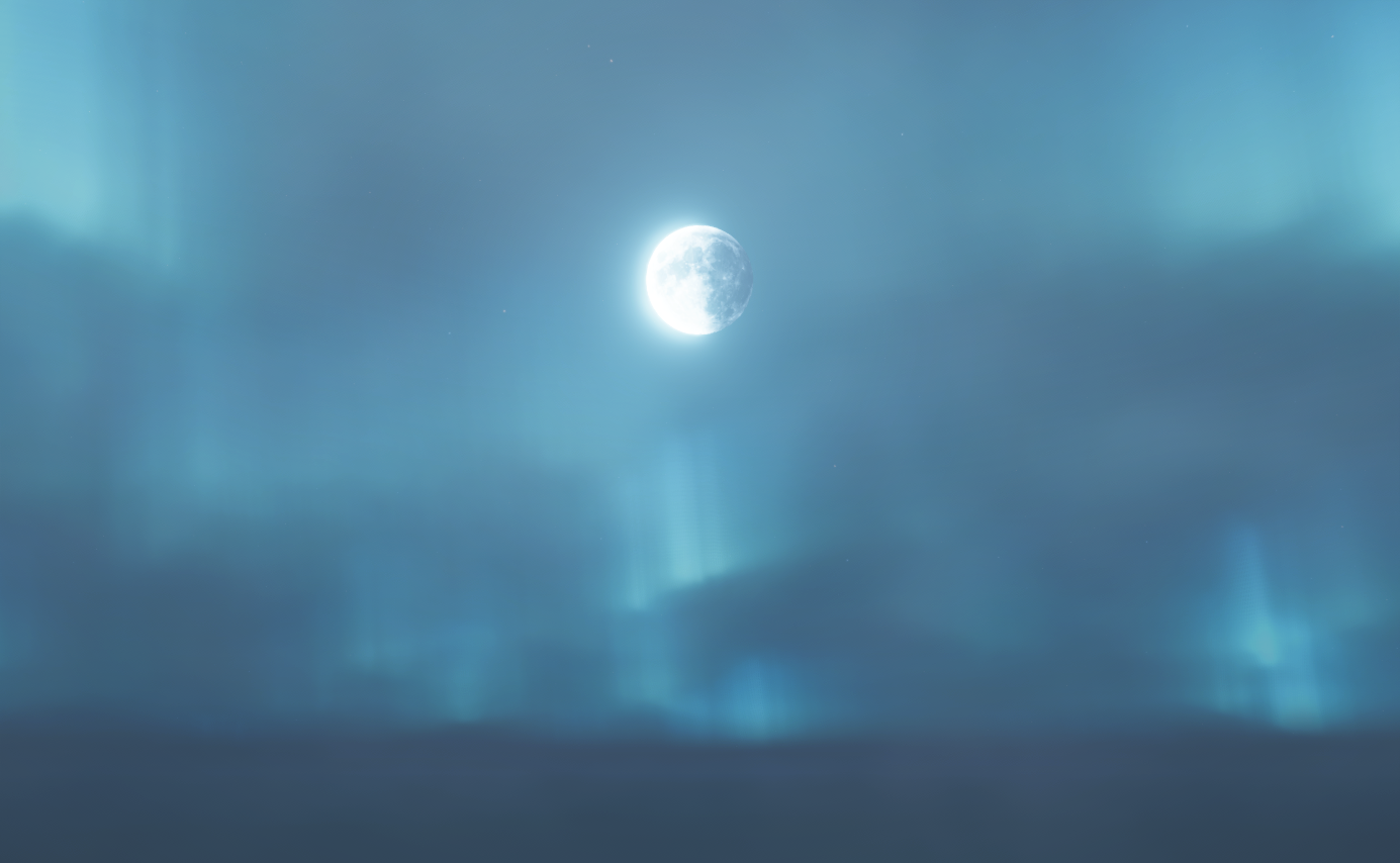 Snowy night atmosphere preset