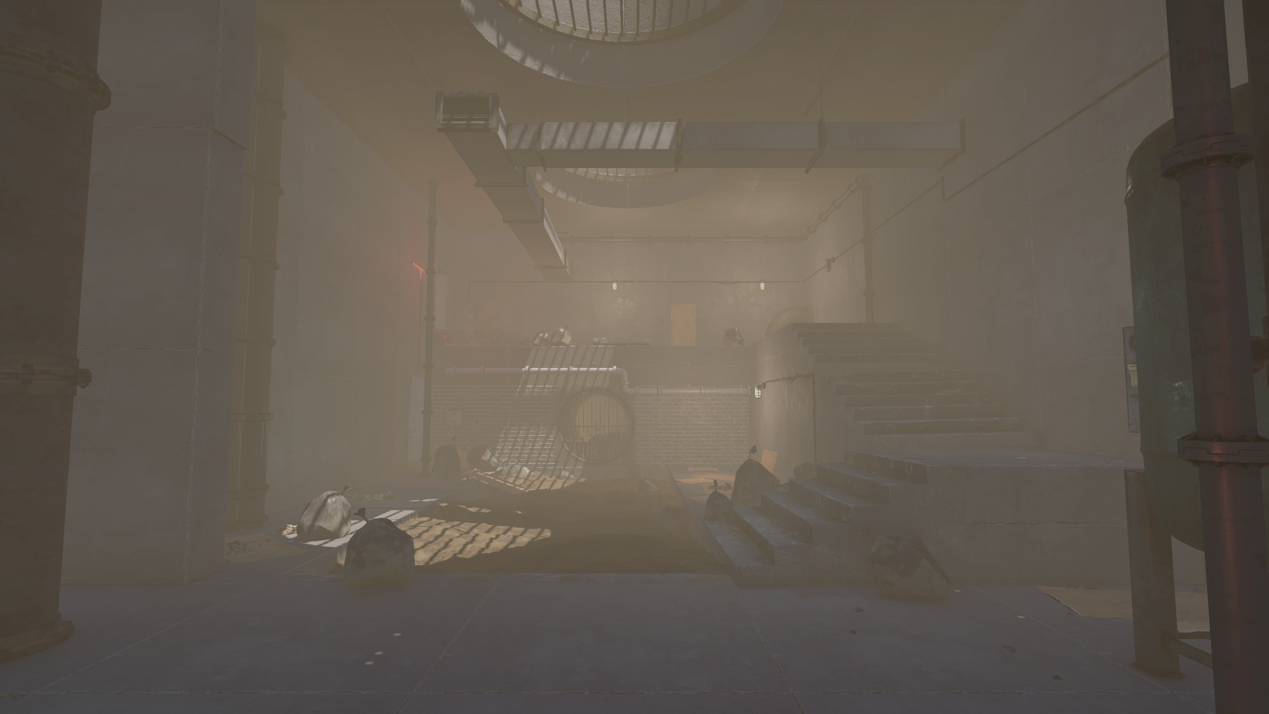 Same indoor scene with volumetrics off